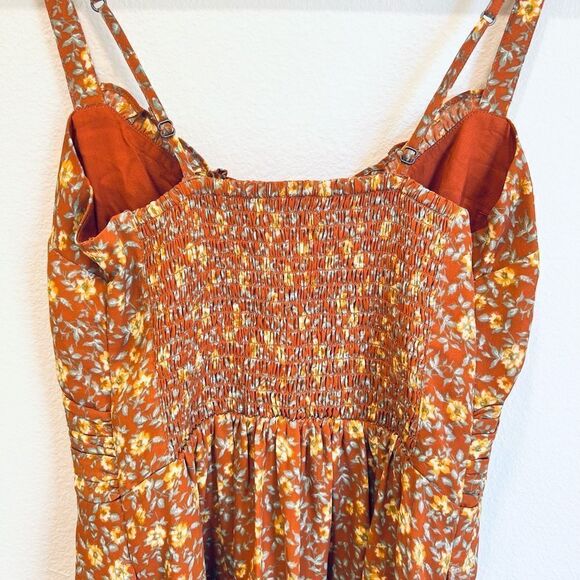 ABERCROMBIE & FITCH FLORAL MINI DRESS SIZE XS - Picture 4 of 10